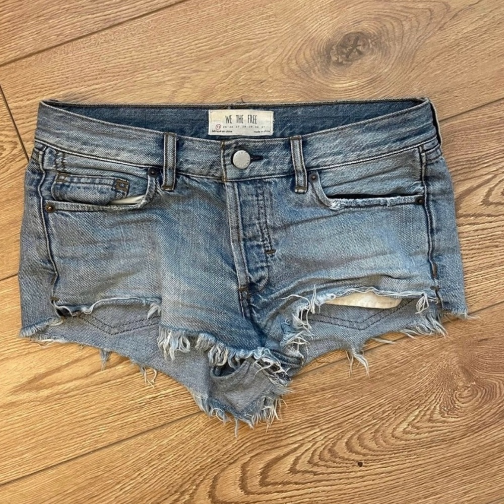 Free People Jean Shorts Size 24